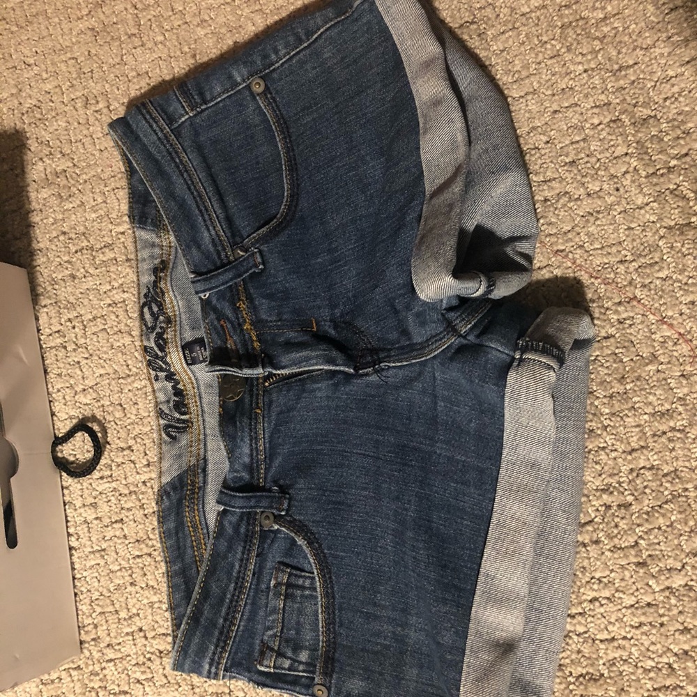 Denim shorts